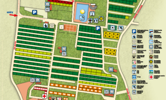 plattegrond Eurocamping Pacengo