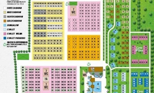 plattegrond Campeggio Portofelice