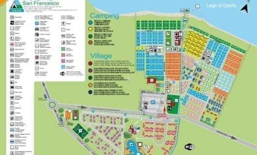 Plattegrond Camping San Francesco