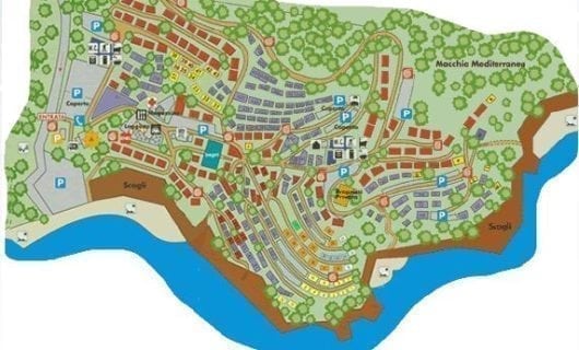 Plattegrond Camping Stella Mare