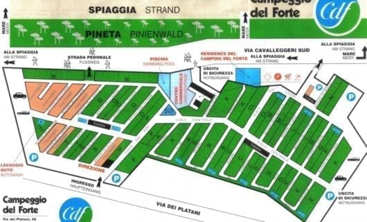 plattegrond Del Forte