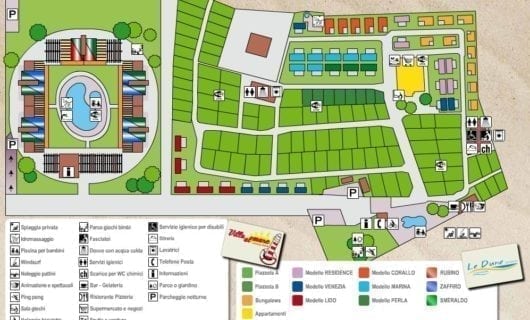 plattegrond Villa al Mare